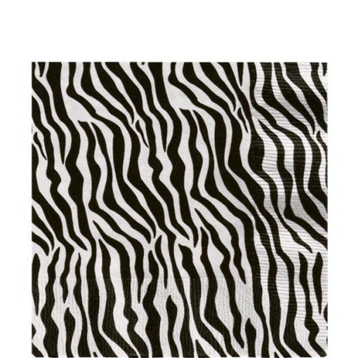 Zebra Print Paper Napkins