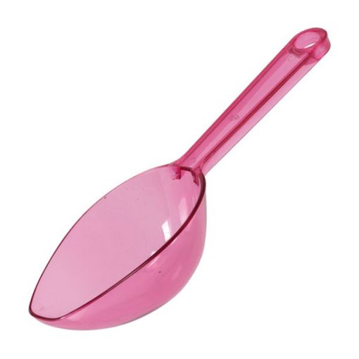 Bright Pink Plastic Sweet Scoop