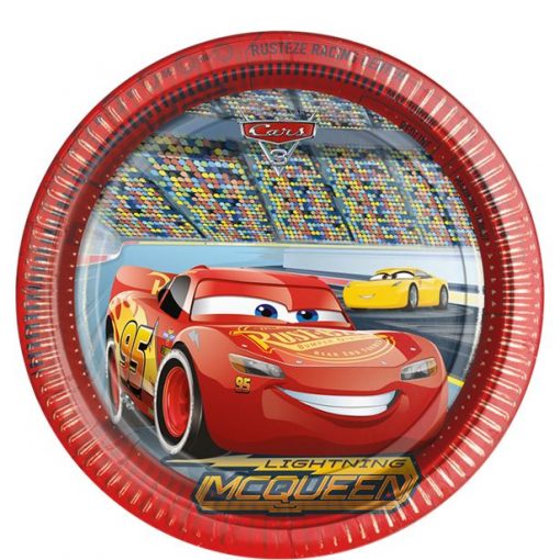 Disney Cars 3 Party Paper Plates