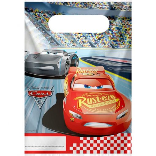 Disney Cars 3 Party Plastic Loot Bags