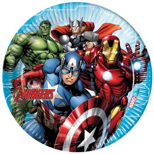 Mighty Avengers Party Paper Plates