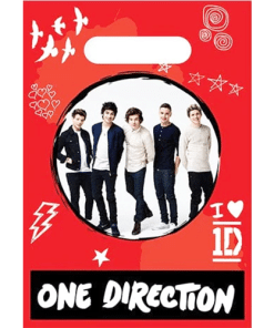 One Direction Party Plastic Loot Bags