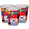 International Flag Party Paper Cups