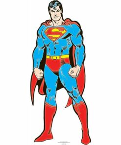 Superman DC Comics Mini Cardboard Cutout