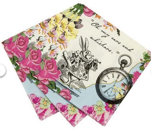 Truly Alice Party Serviettes