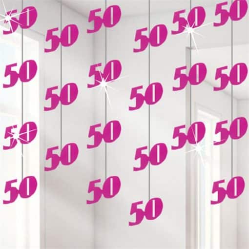 50th Pink String Decoration