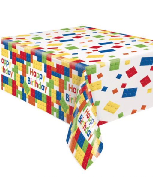 Block Party Plastic Tablecover