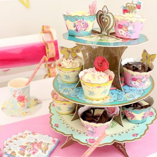 Truly Scrumptious Cup Cake 3 Tier Stand