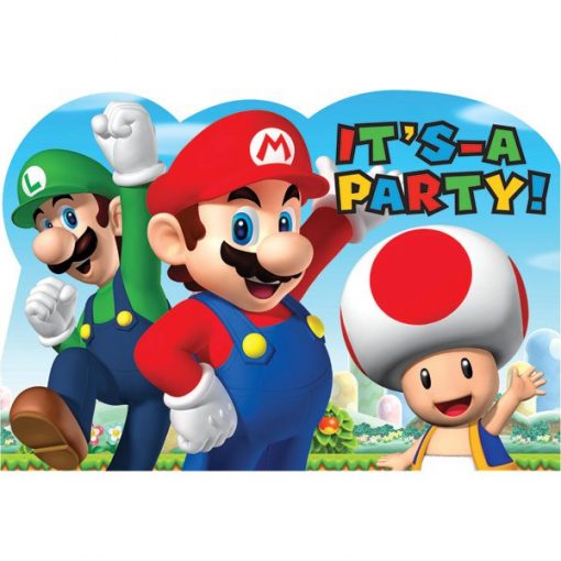 Super Mario Party InvitationsSuper Mario Party Invitations