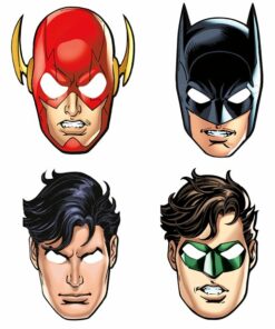 Justice League Card Masks