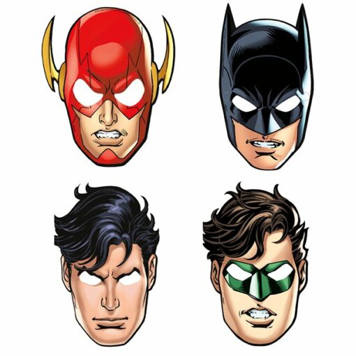 Justice League Card Masks