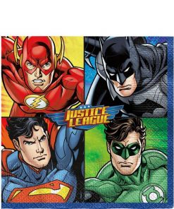 Superheroes Justice League Party Paper Napkins