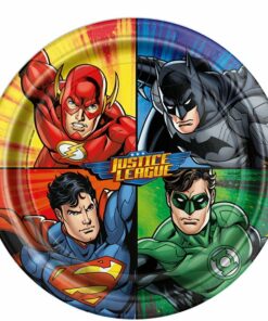 Justice League Paper Plates - 23cm