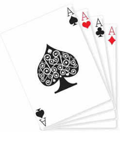 Hand of Cards Cardboard Cutout, Casino Decorations