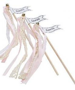 A Vintage Affair Wedding Wands Pink