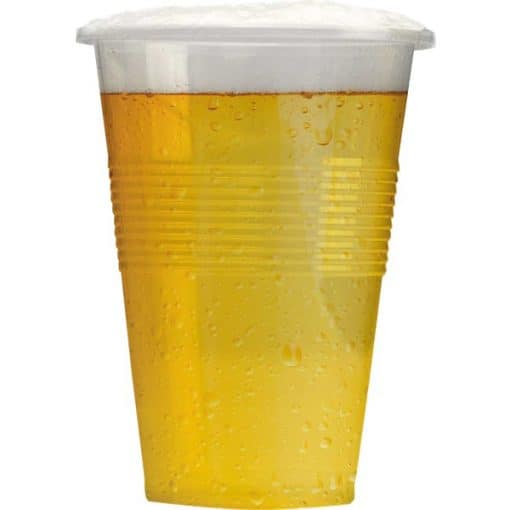 Clear Plastic Pint Glass