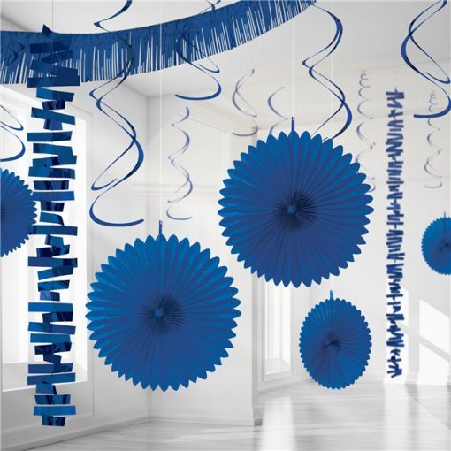 Royal Blue Party Room Decorating Kit