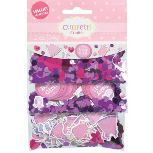 Girl's Shower With Love Party Confetti Pack