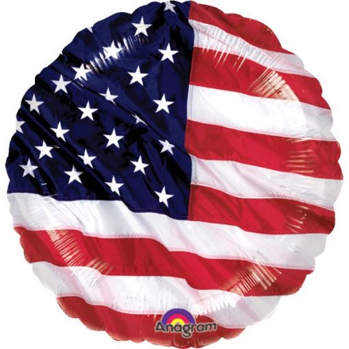 USA American Flag Foil Balloon