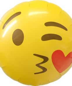 Emoji Kissing Heart Balloon