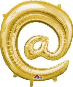 Gold Letter @ Foil Balloon