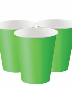 Lime Green Paper Cups