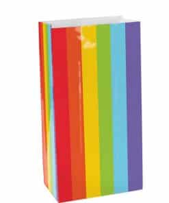 Rainbow Mini Paper Party Gift Bags