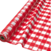 Red Gingham Plastic Banqueting Roll