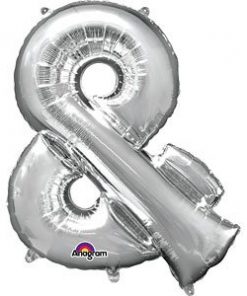 Silver Letter & Foil Balloon