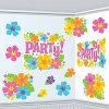 Hula Beach Party Hawaiian Hibiscus Cutout Decorations