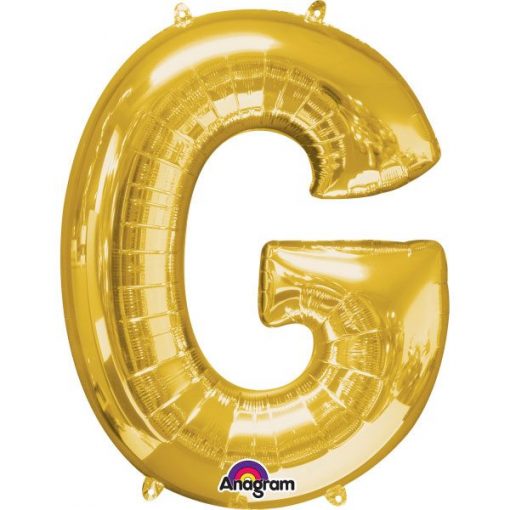 Gold Letter G - 16" Foil Balloon