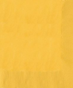 Yellow Party Paper Dinner Napkins