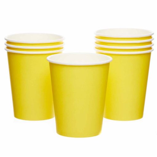 Yellow Paper Cups