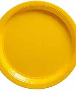 Yellow Paper Plates