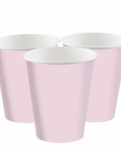 Baby Pink Paper Cups