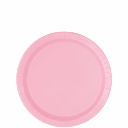 Baby Pink Paper Dessert Plates