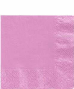 Bright Pink Paper Napkins