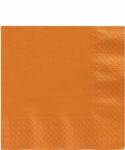 Orange Paper Napkins