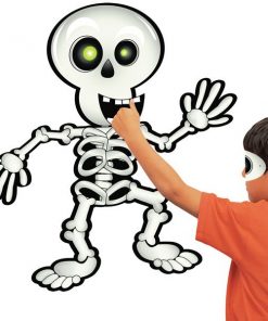 Halloween Game - Pin the Smile on the Skeleton
