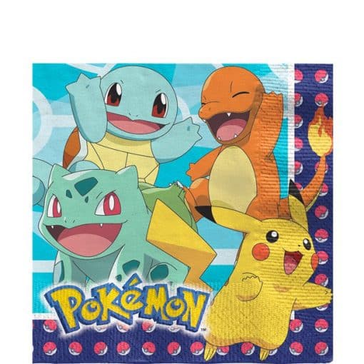 Pokemon Party Paper Napkins