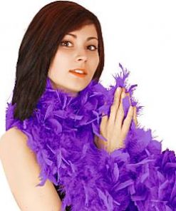 Purple Deluxe Feather Boa