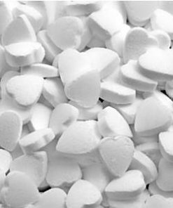 White Mini Heart Mints