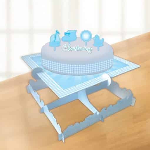 Christening Booties Blue Party Cake Decorating Kit