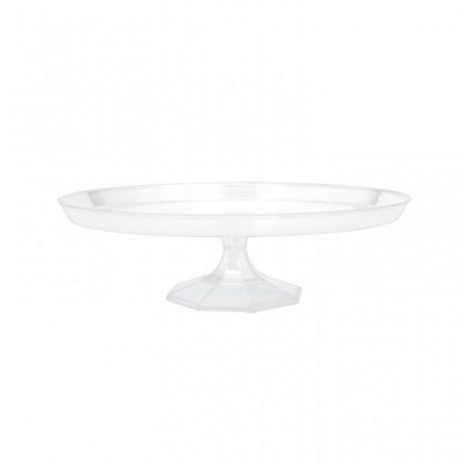 Clear Plastic Dessert Cake Stand