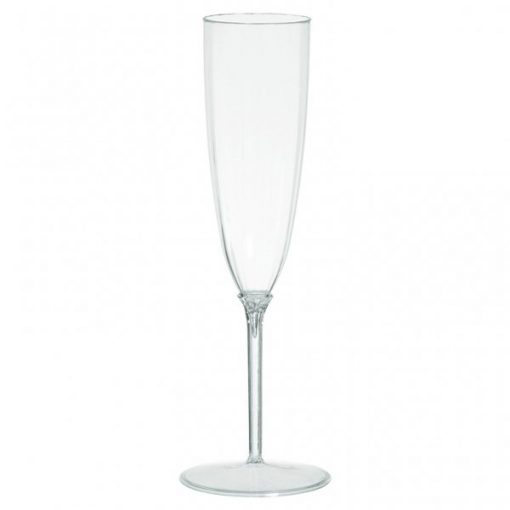 Clear Plastic Champagne Glasses