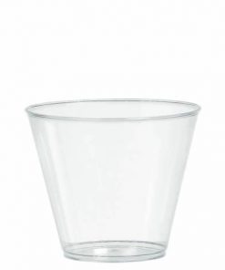 Clear Plastic Tumbler Glasses