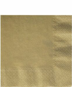 Gold Paper Luncheon Napkins