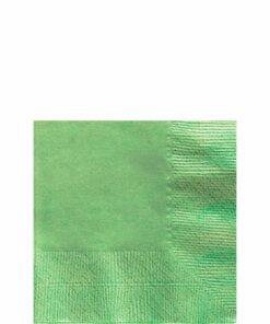 Lime Green Paper Beverage Napkins