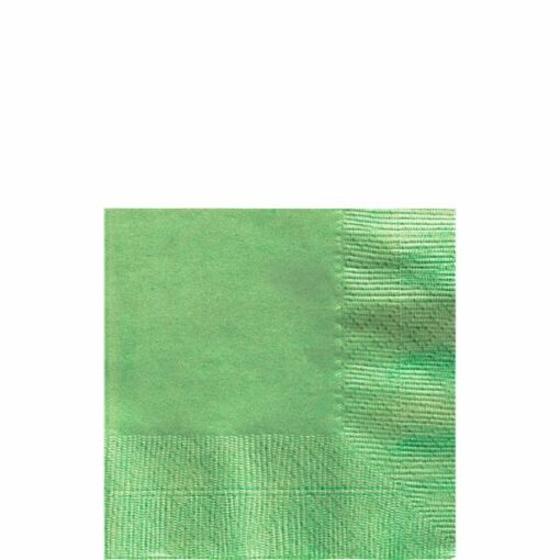 Lime Green Paper Beverage Napkins