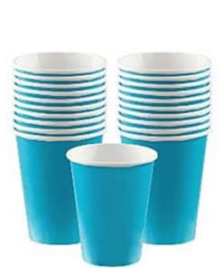 Turquoise Party Paper Cups